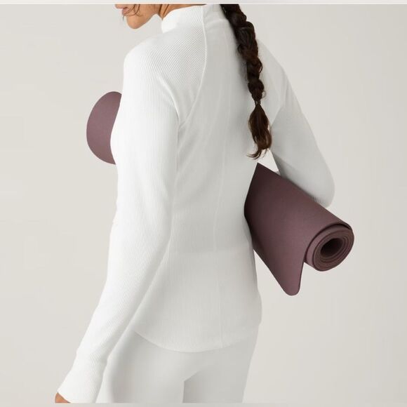 NWOT Athleta Salutation Ribbed Jacket - Picture 3 of 9